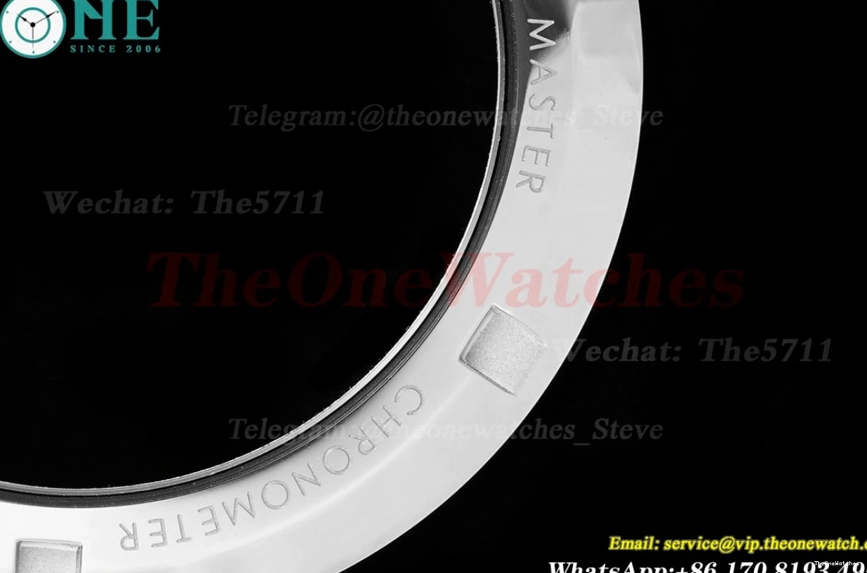 SS RMF White A7750 Mod SS Speedmaster Dial 41mm 0203